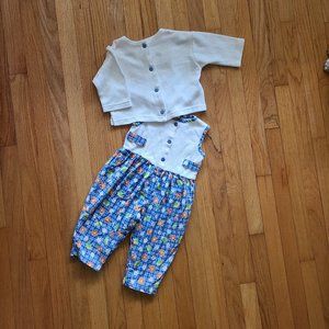 Toddler girl's two-piece outfit